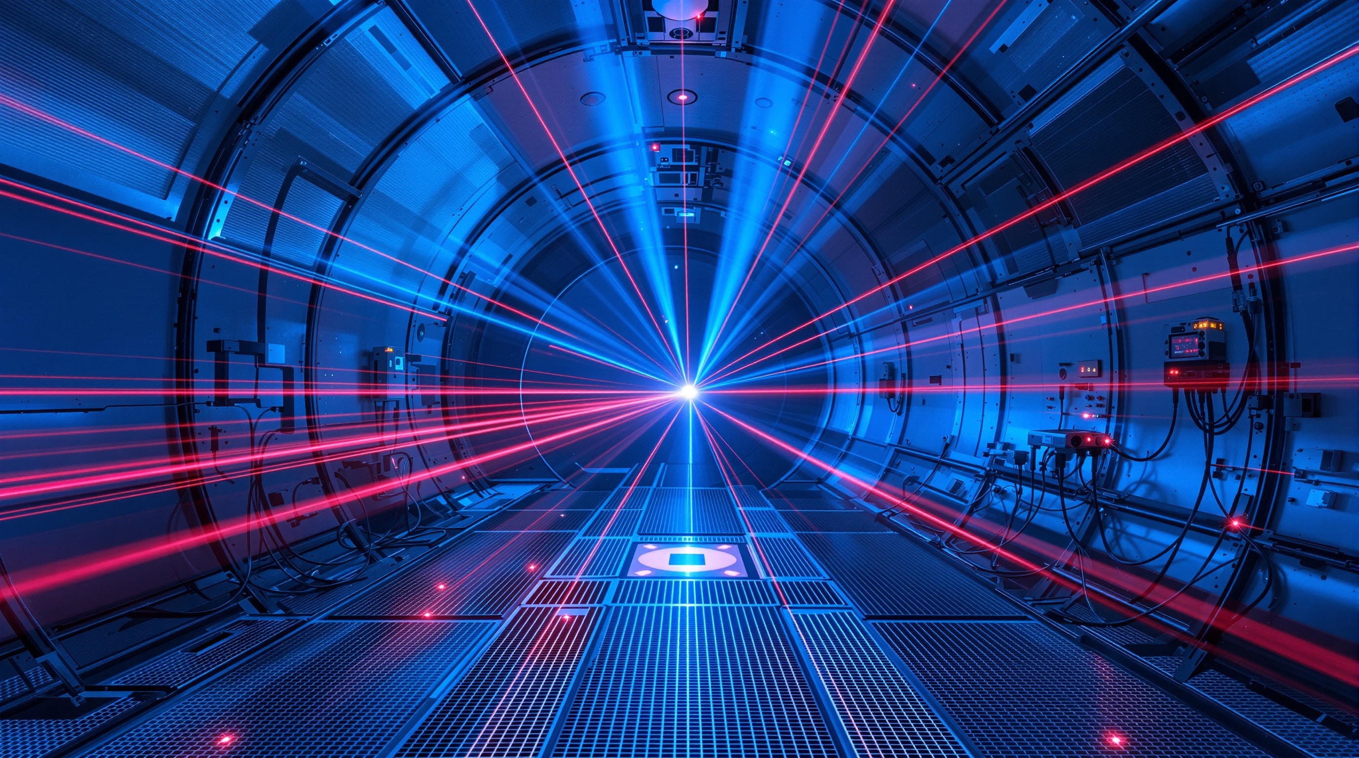 Installation laser de haute énergie, vue conceptuelle